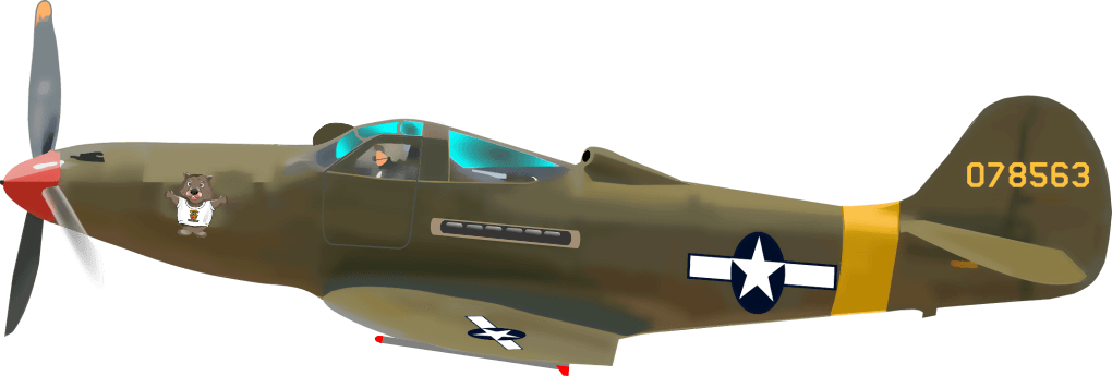 Bell Airacobra - P39 WW2 Fighter - Classic White T-Shirt Collection - Shopify