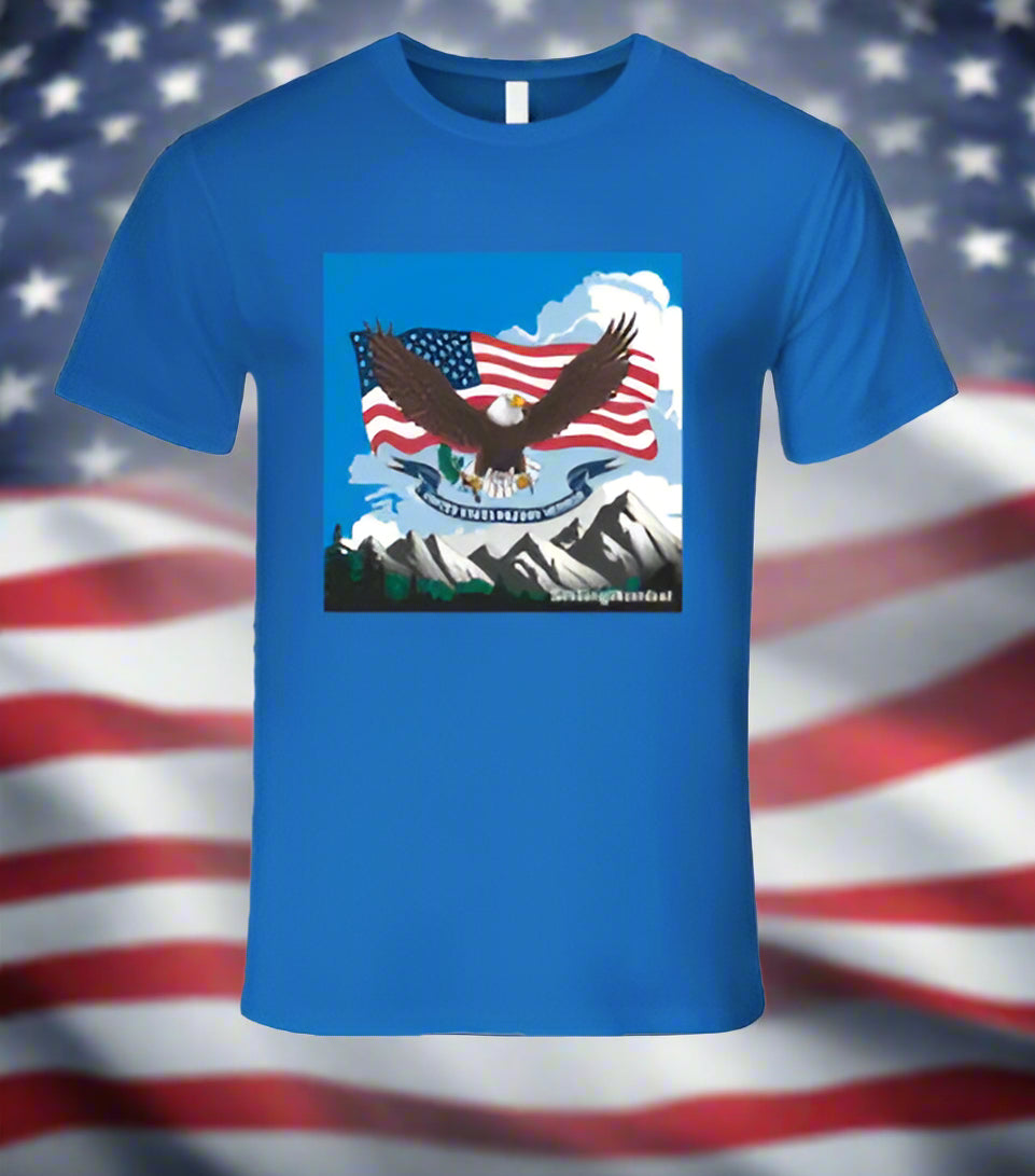 American Eagle Shirt T-Shirt Smiling Wombat