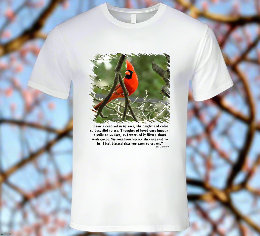 Red Cardinal Shirt Collection - Smiling Wombat