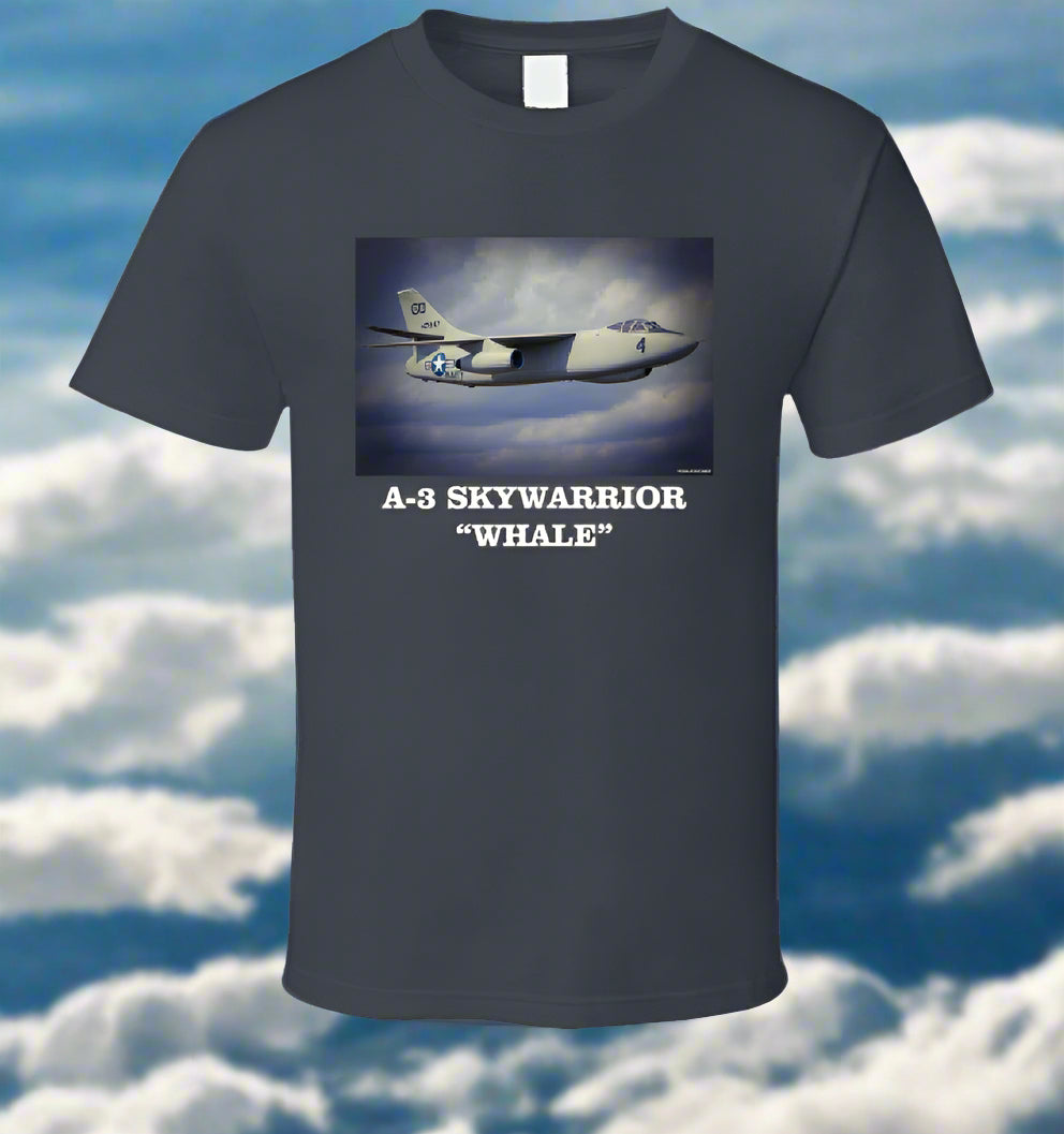 A-3 Sky Warrior Bomber - the "Whale" shirt collection T-Shirt Smiling Wombat