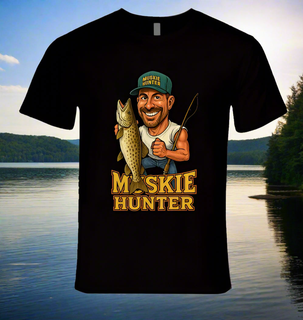 Muskie Hunter Vintage Retro Caricature Shirt Collection - Shopify