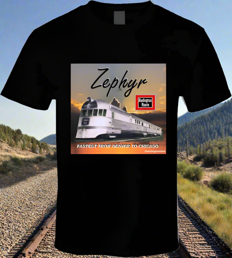 Zephyr - First Streamlined Diesel Train - T Shirt Collection - Shopify