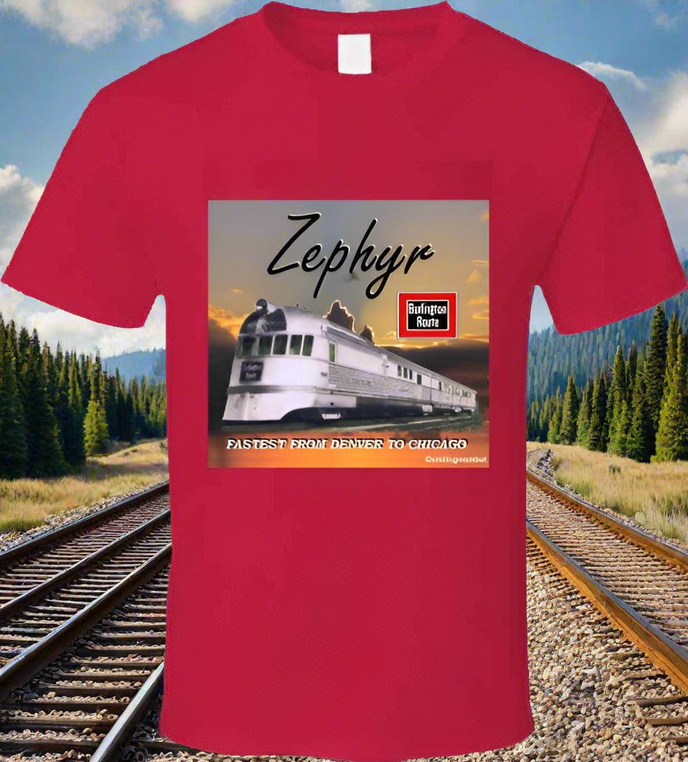 Zephyr - First Streamlined Diesel Train - T Shirt Collection - Shopify