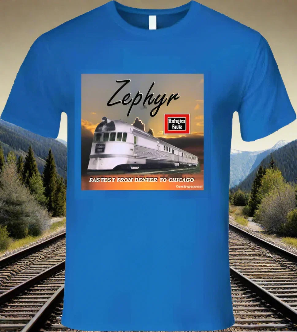 Zephyr - First Streamlined Diesel Train - T Shirt Collection - Shopify