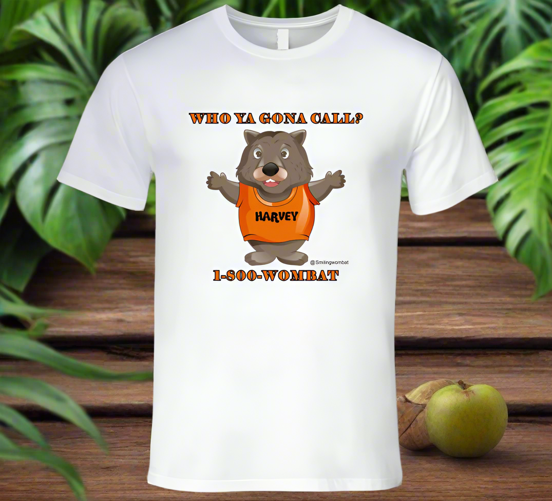 Who Ya Gonna Call - Call 1-800-Wombat T-Shirt - Shopify