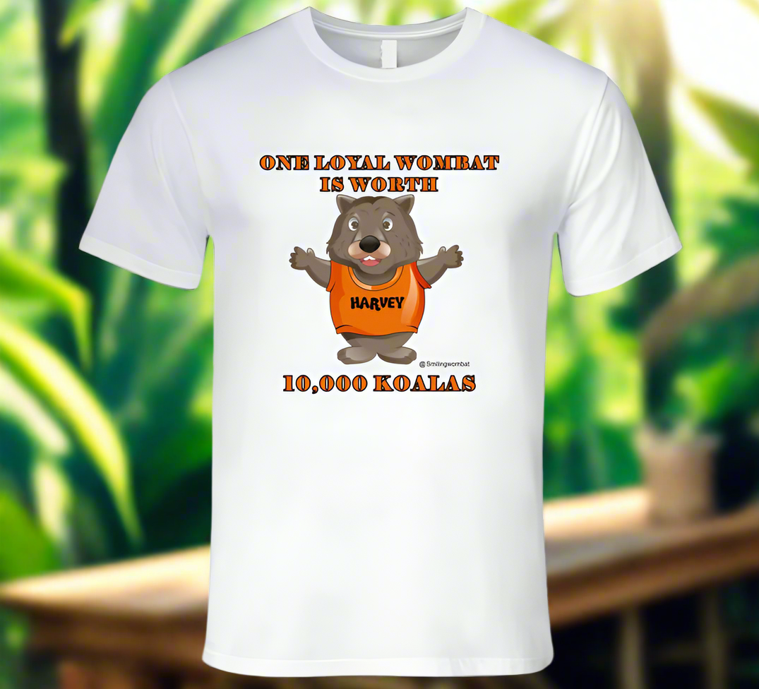 A Wombat -Wombats Are Very Loyal T-Shirt - Smiling Wombat