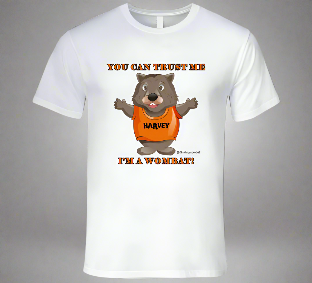 World Wombat Day - You Can Trust a Wombat! T-Shirt - Smiling Wombat