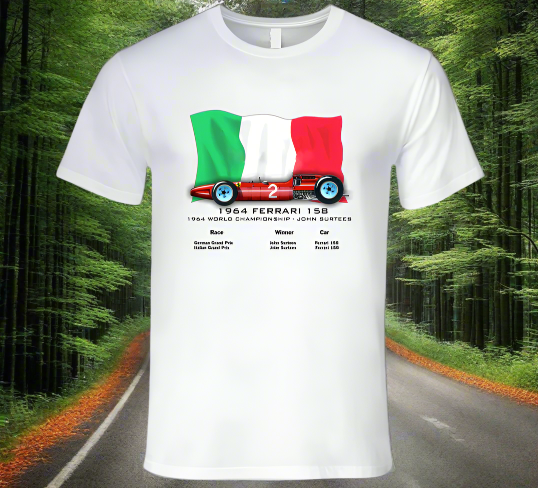 John Surtees Ferrari 1964 T-Shirt - Shopify