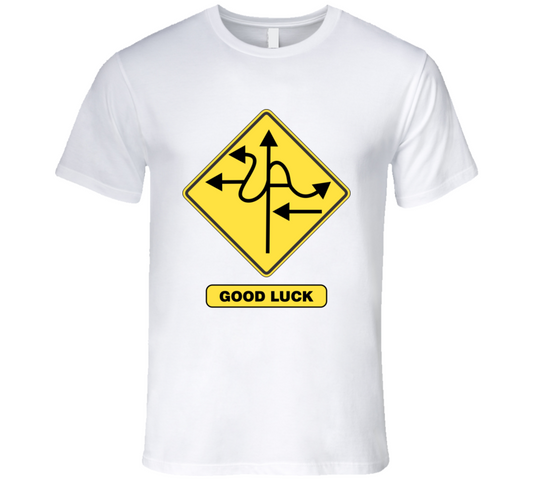 Crossroads in life T-Shirt - Smiling Wombat