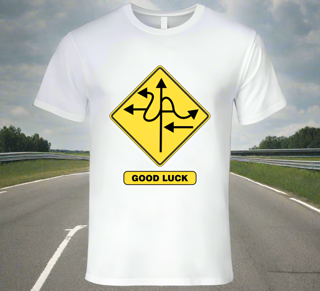 Crossroads in life T-Shirt - Smiling Wombat