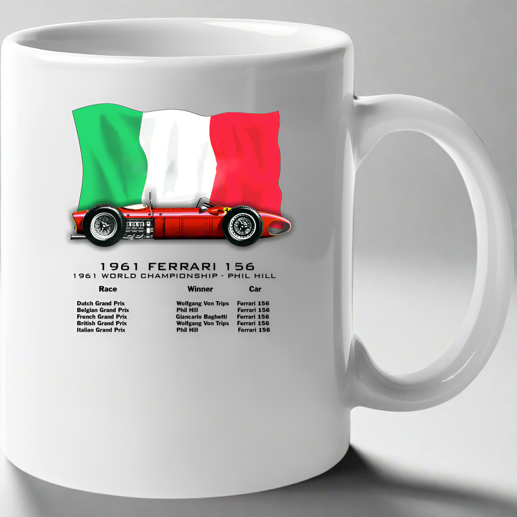 Sharknose Ferrari156 1961 Formula 1 Ceramic Mug - Shopify