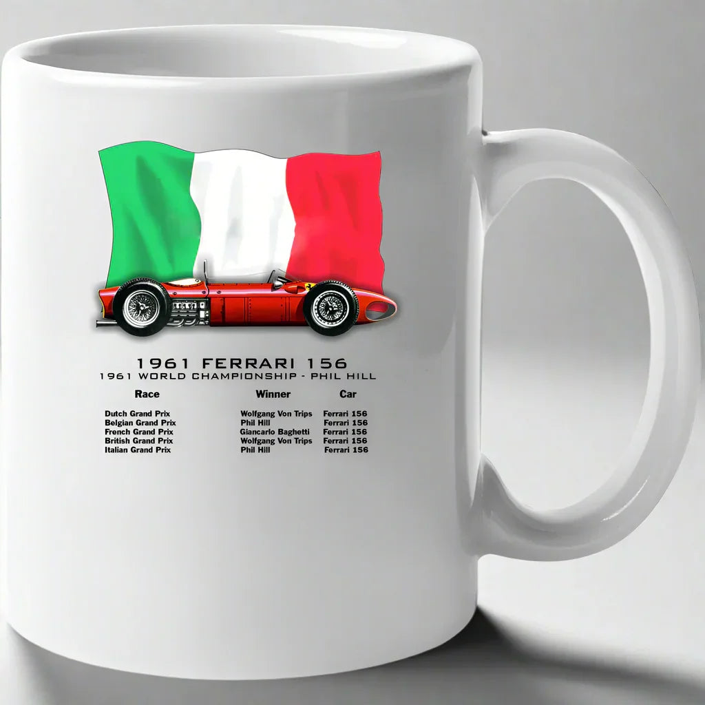 Sharknose Ferrari156 1961 Formula 1 Ceramic Mug - Shopify