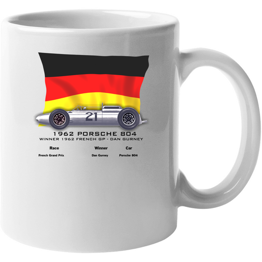 Porsche F1 1962 - Ceramic Mug - Smiling Wombat