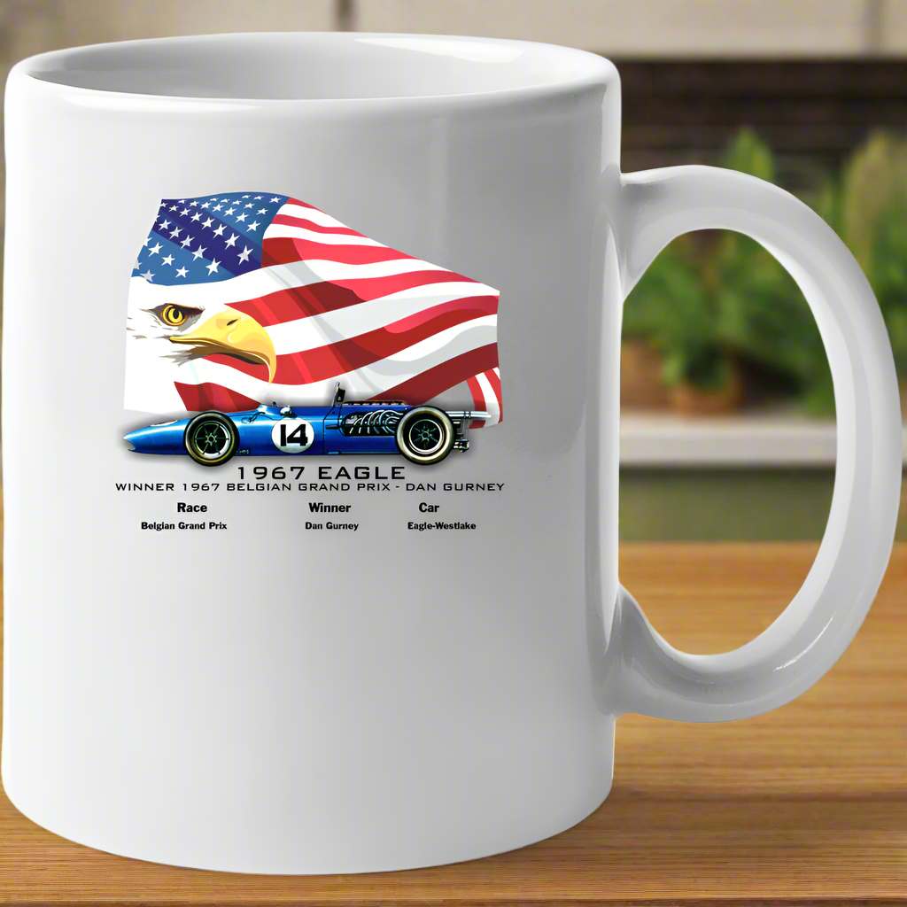 Eagle Westlake - 1967 Formula 1 Ceramic Mug - Smiling Wombat