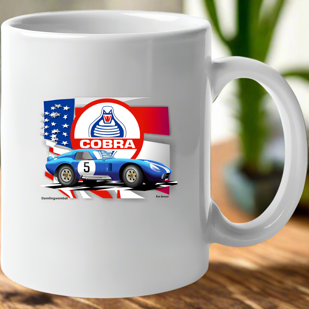 Cobra Daytona Coupe Ceramic Coffee Mug - Smiling Wombat