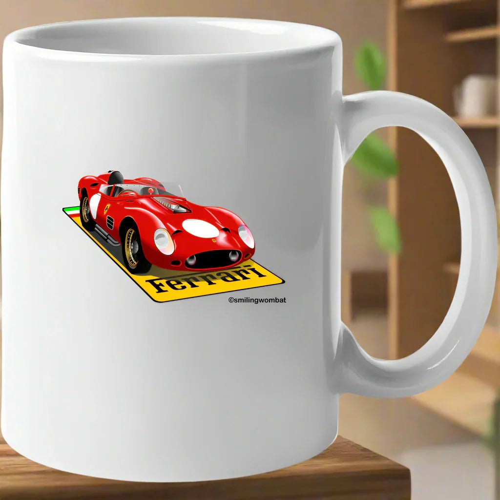 Ferrari 250 Testarosa Ceramic Coffee Mug - Shopify
