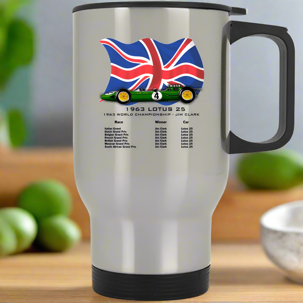 Lotus 25 Coventry Climax Stainless Steel Travel Mug - Shopify