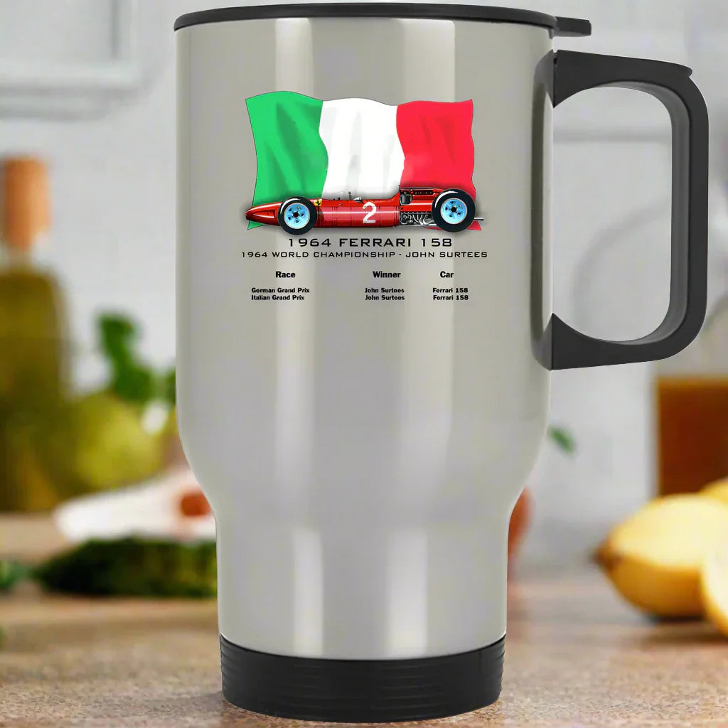 Ferrari F1 158-Stainless Steel Travel Mug - Shopify