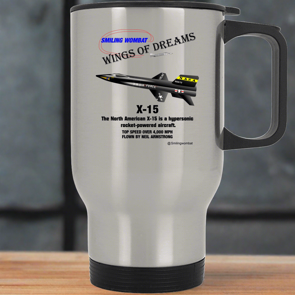 North American X15-U.S.A.F. Rocket Plane Travel Mug - Shopify