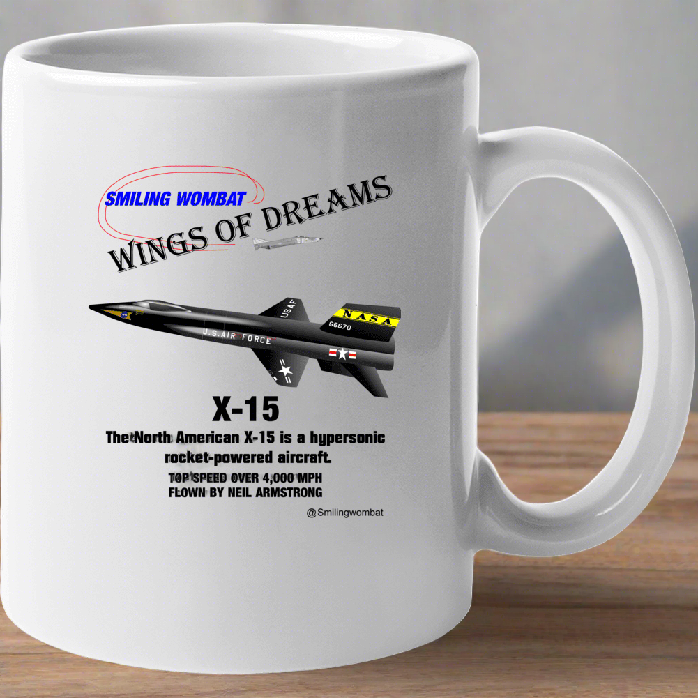 USAF X15 - Hypersonic Rocket Plane - Ceramic Mug - Shopify