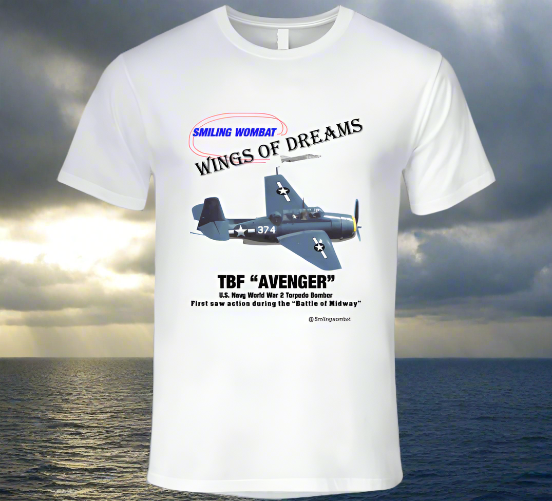 U.S. Navy Avenger - T-Shirt - Smiling Wombat