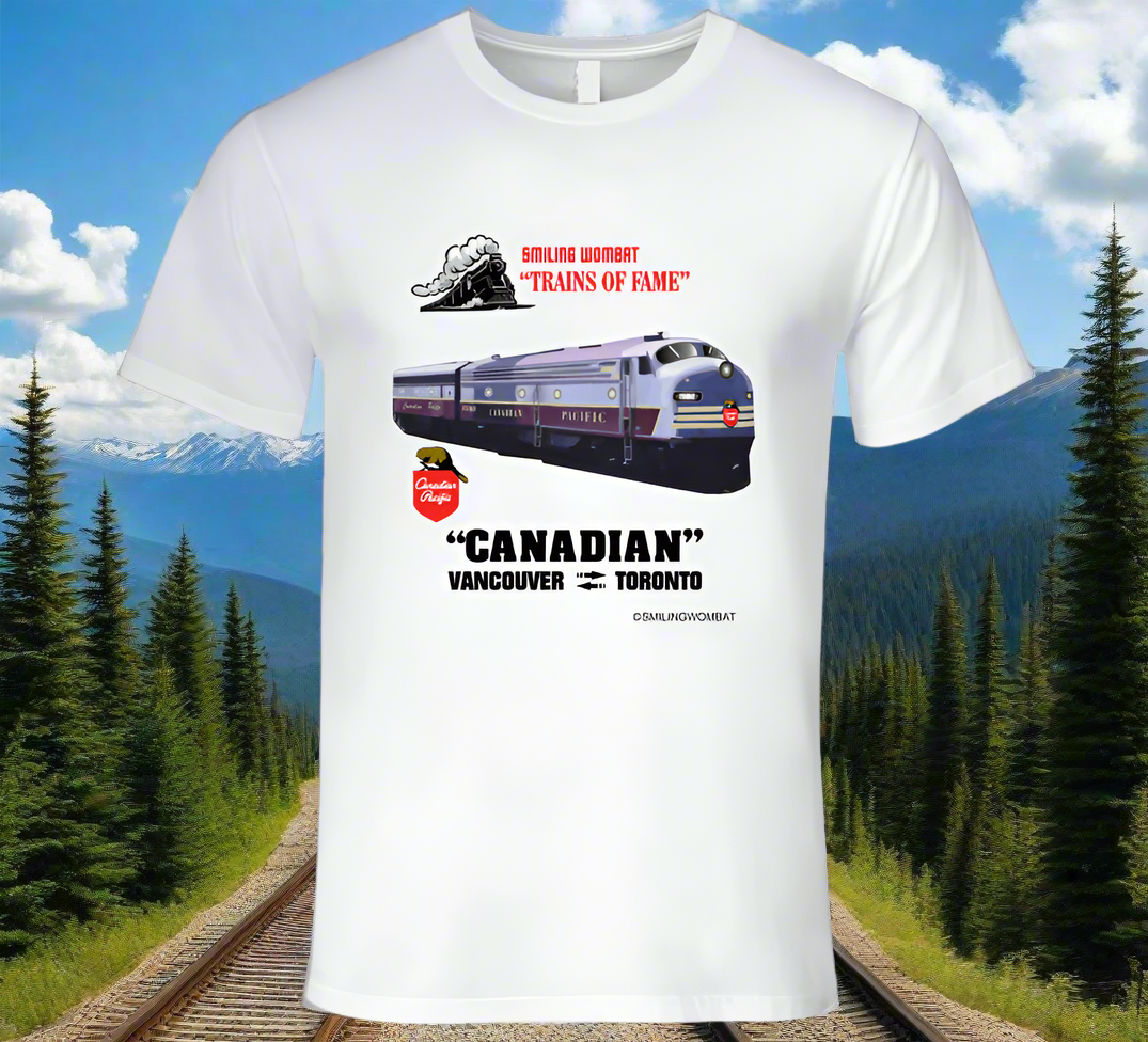 CP Rail The "Canadian" T-Shirt - Smiling Wombat