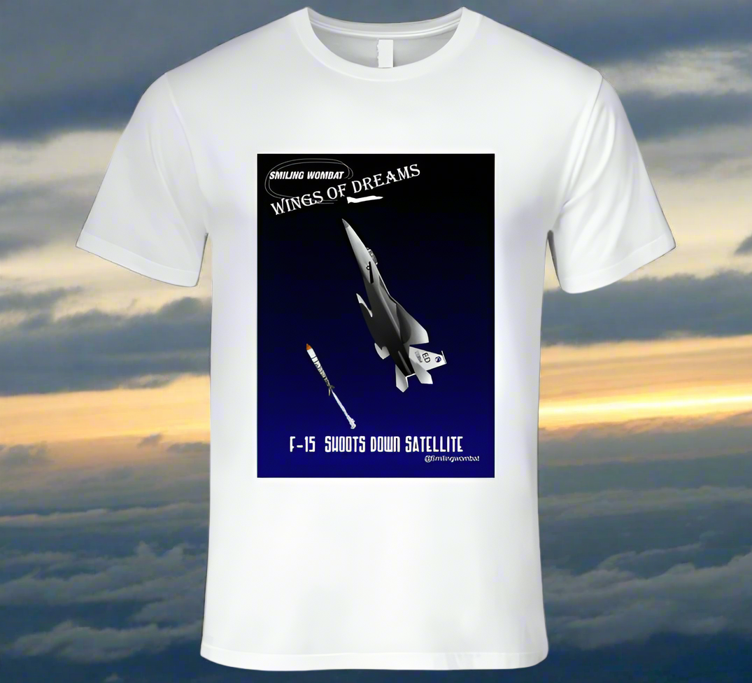 F 15 Celestial Eagle - "Satellite Killer" T-Shirt - Shopify