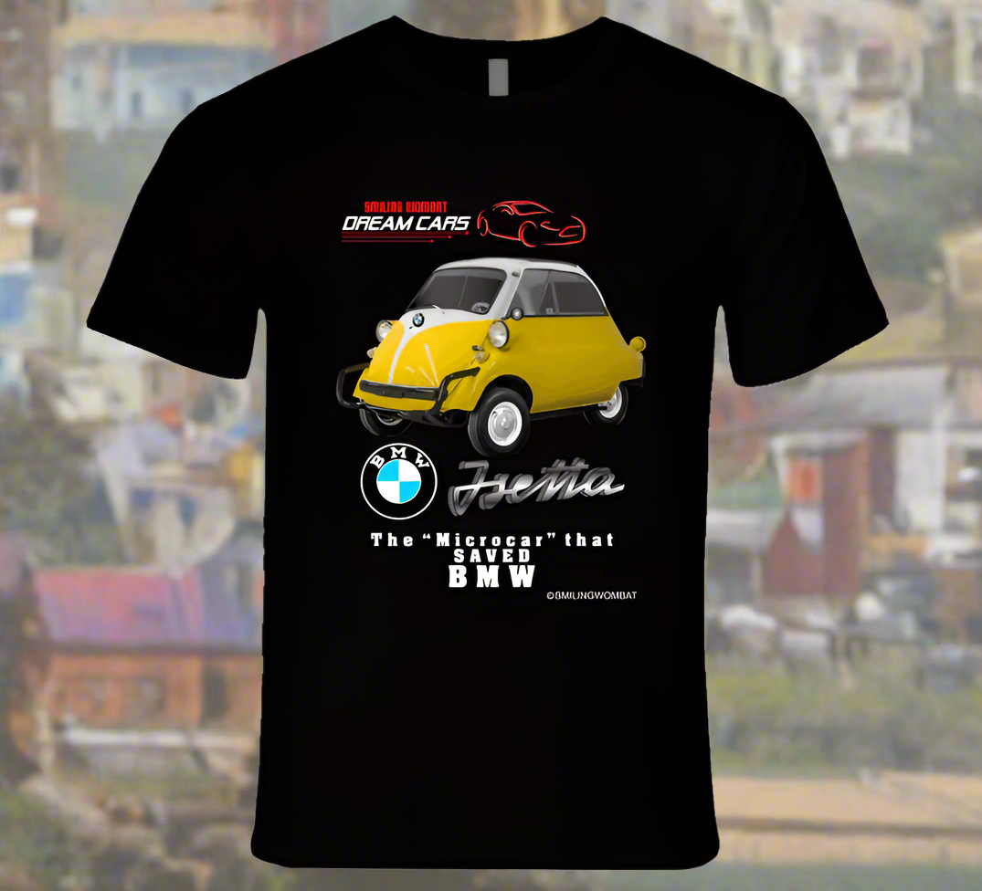 BMW Isetta "Microcar" Dark T-Shirt - Shopify
