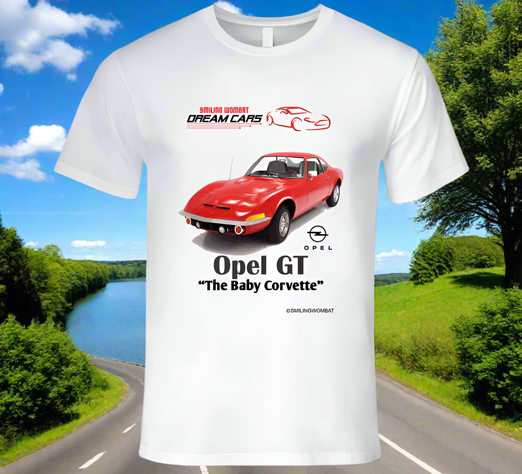 Opel GT "Baby Corvette" T Shirt - Shopify
