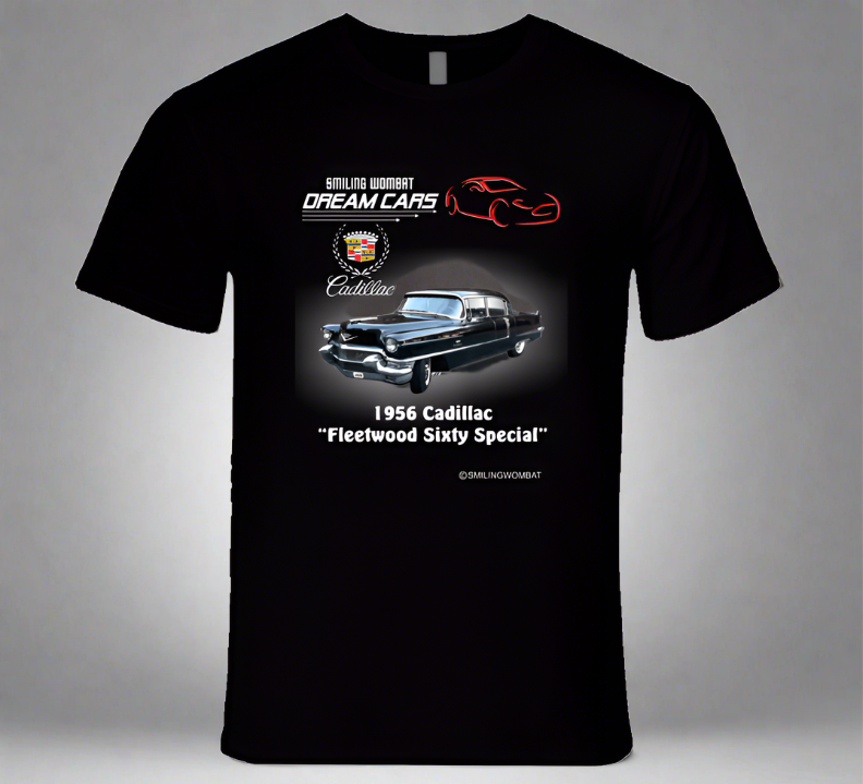 1956 Cadillac Sixty Special - Dark T-Shirts - Shopify