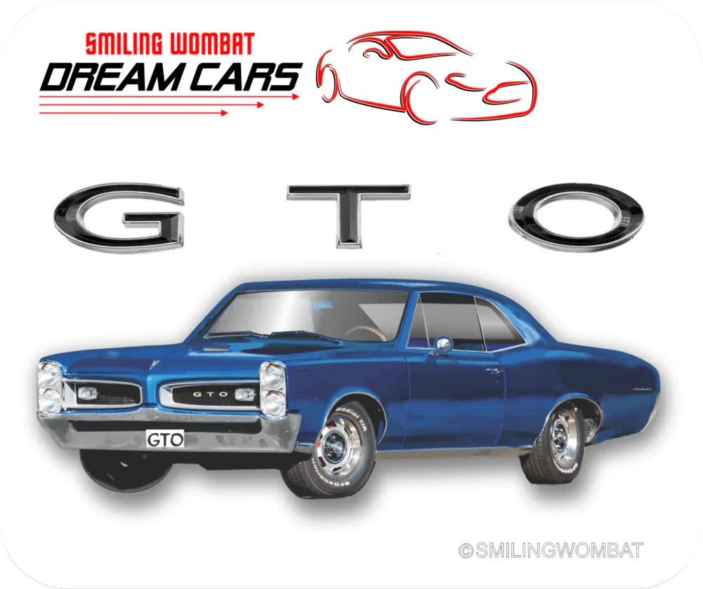 Pontiac GTO "GOAT"- Famous American Muscle Car Mousepad - Shopify
