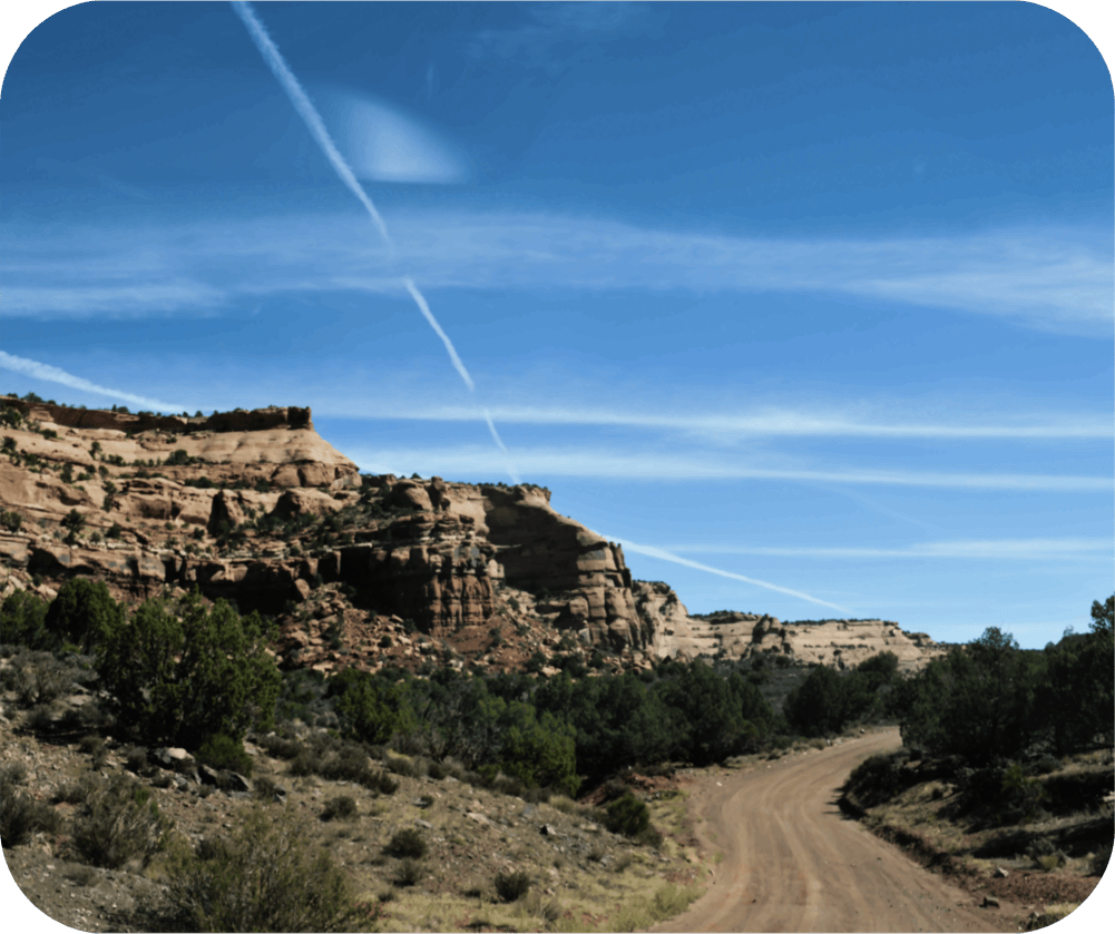 Grand Mesa - Dusty Road on The Grand Mesa - Mouse Pad - Shopify