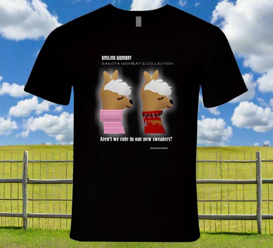 Llamas-Twin Llamas Chuck and Lenny - T-Shirt - Shopify