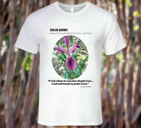 Purple Iris Flower Iris T Shirt - Shopify