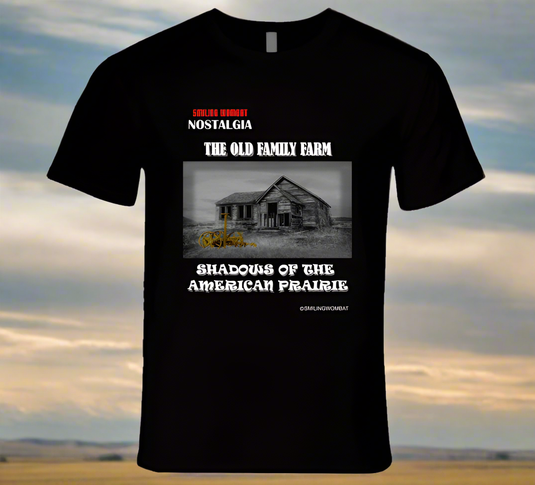 Family Farm Vanishing American Tradition - T-Shirt T-Shirt Smiling Wombat