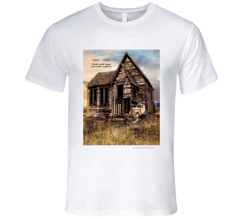 Depression USA - Built with Hope for The Future - T- Shirt T-Shirt Smiling Wombat