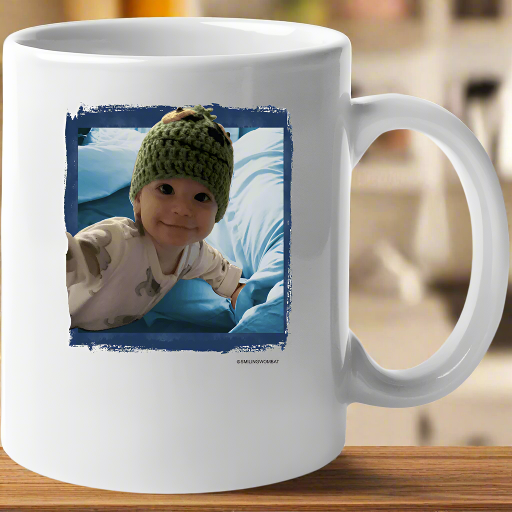 Little Smiles Says It All - Happy little Guy Mug Collection Mugs Smiling Wombat