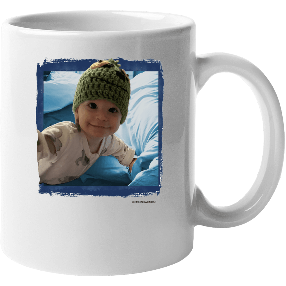 Little Smiles Says It All - Happy little Guy Mug Collection - Smiling Wombat