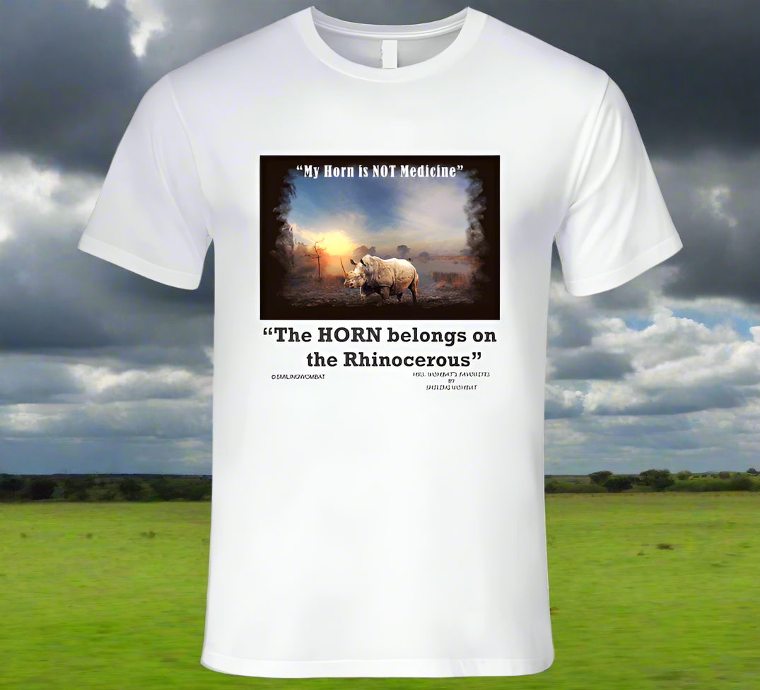 Save The Rhino's T Shirt Collection - Smiling Wombat - Shopify