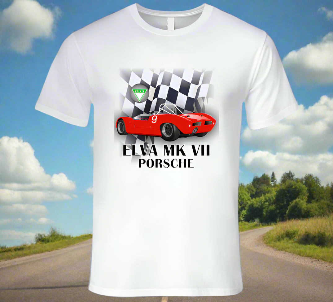 Elva Mk 7/Porsche T-Shirt and Sweatshirt Collection - Smiling Wombat