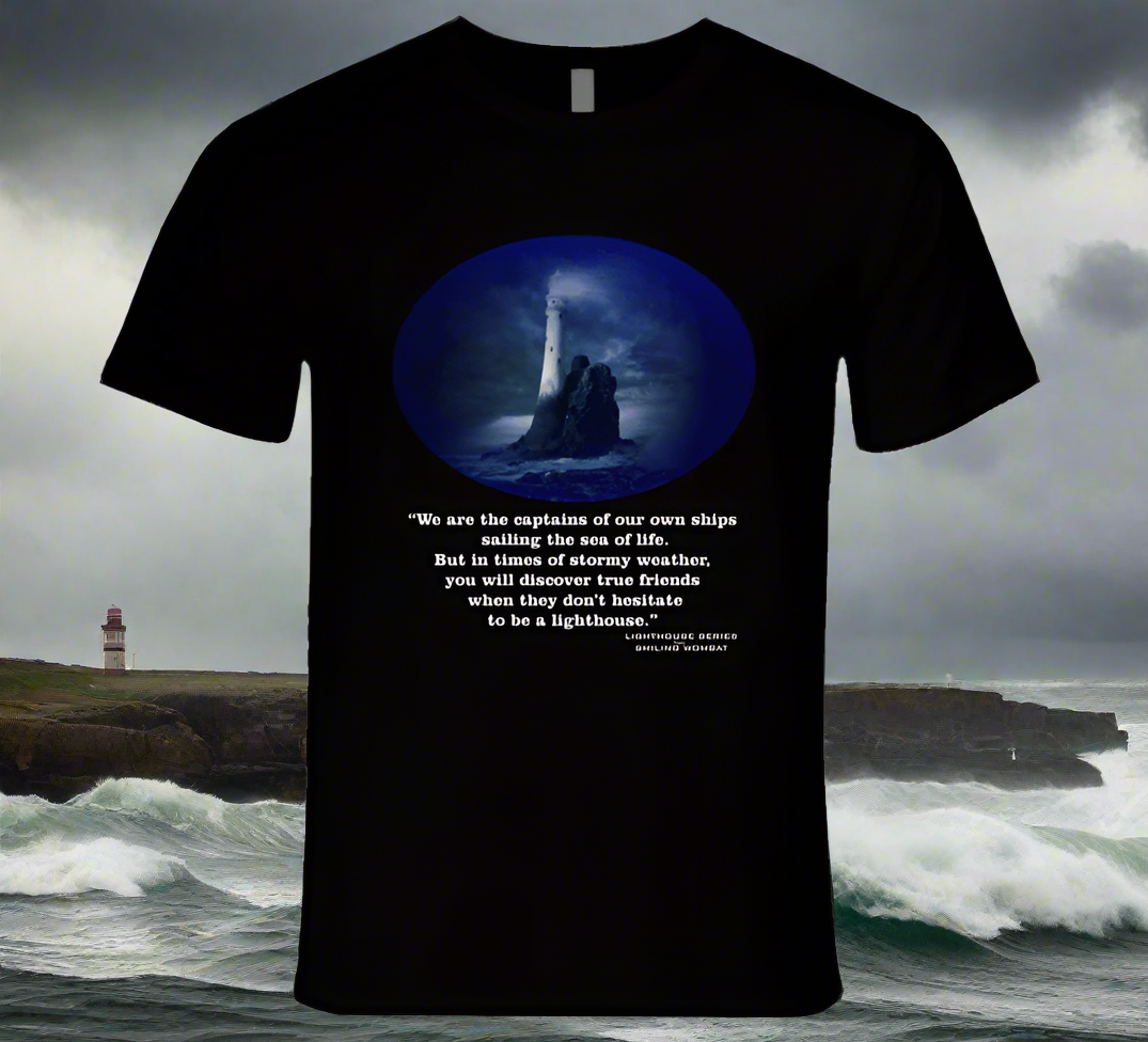 Lighthouse In Stormy Weather Shirt Collection - Shopify