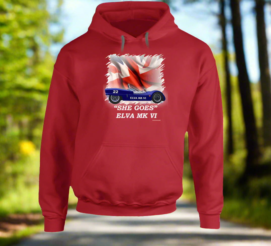 Elva Mk VI Classic British Sports Racer - Shirt Collection - Smiling Wombat
