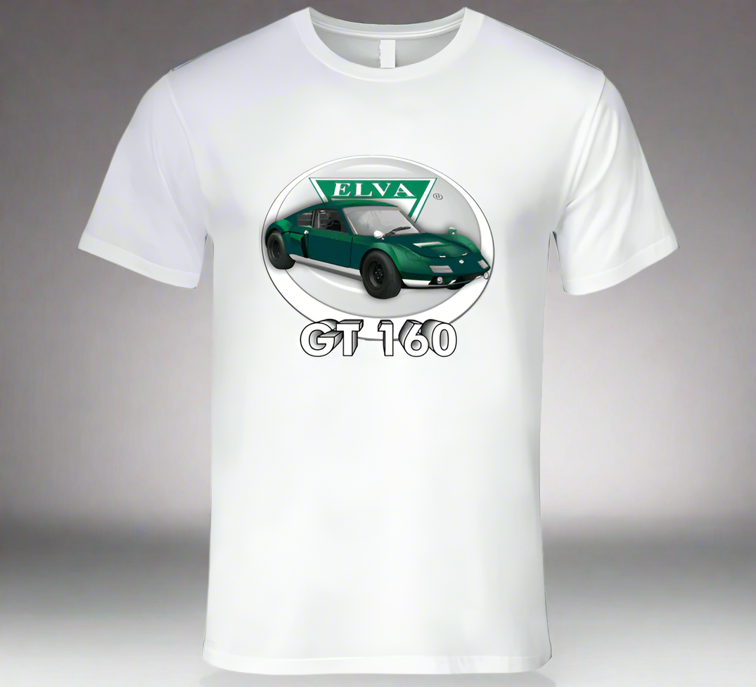 Elva 1964 GT 160 Unique and Rare British Sports Car - Shirt Collection - Smiling Wombat
