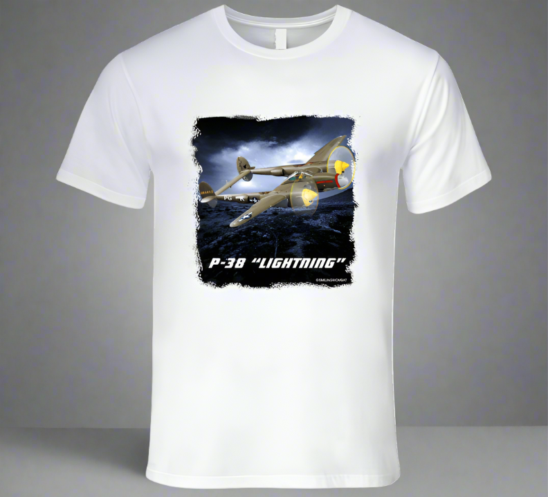 P38 Lightning Famous WW2 Fighter - Shirt Collection - Shopify