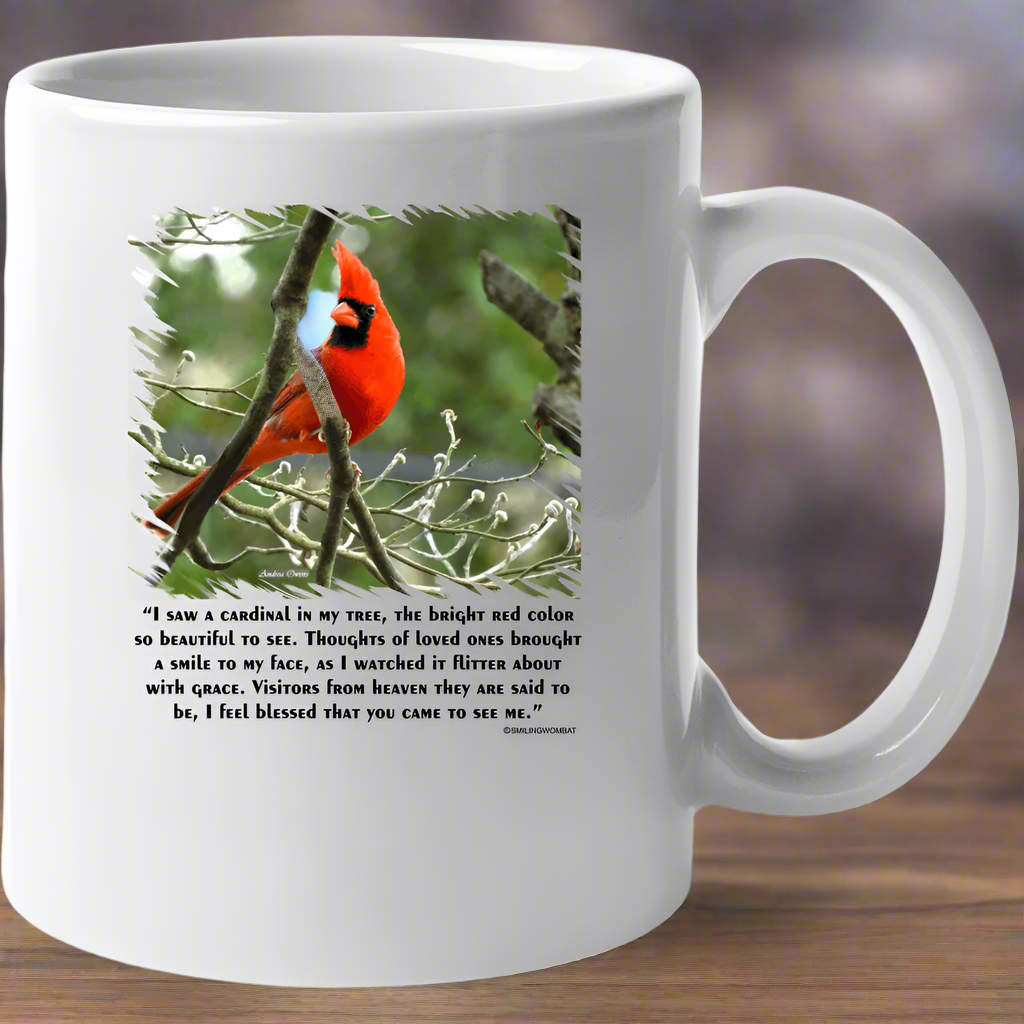 Red Cardinal Mug Collection - Smiling Wombat