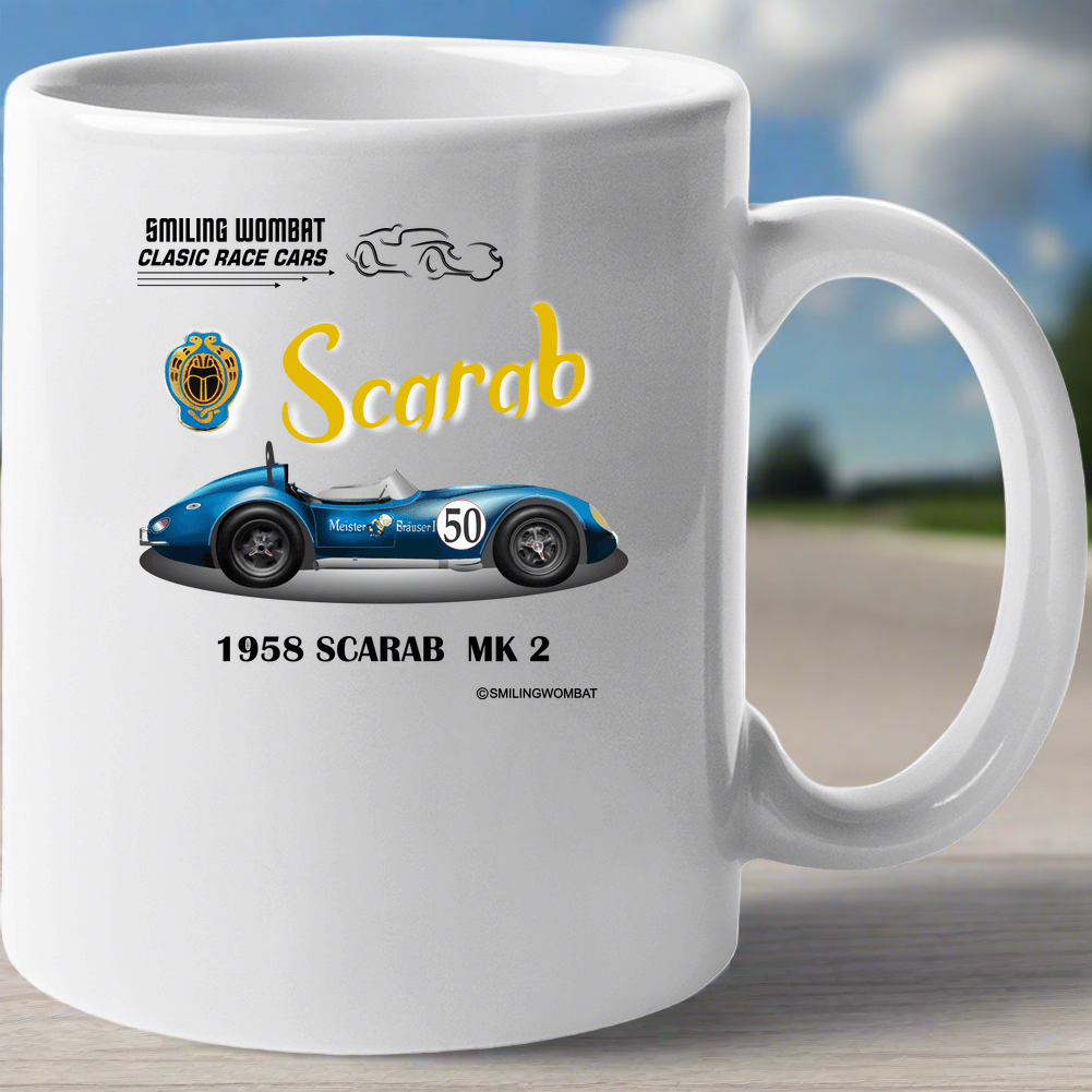 Reventlow Scarab Sports Racer Mug Collection from Smiling Wombat - Smiling Wombat