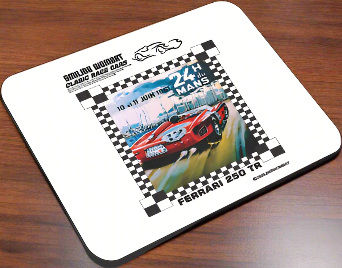 Le Mans 24 Hour Race - Mouse Pad - Smiling Wombat