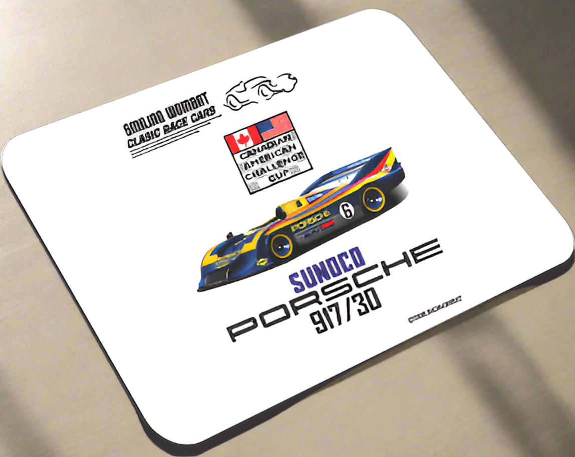 917/30 Porsche - Sunoco Can-Am Killer Porsche 917/30 - Mouse Pad - Shopify