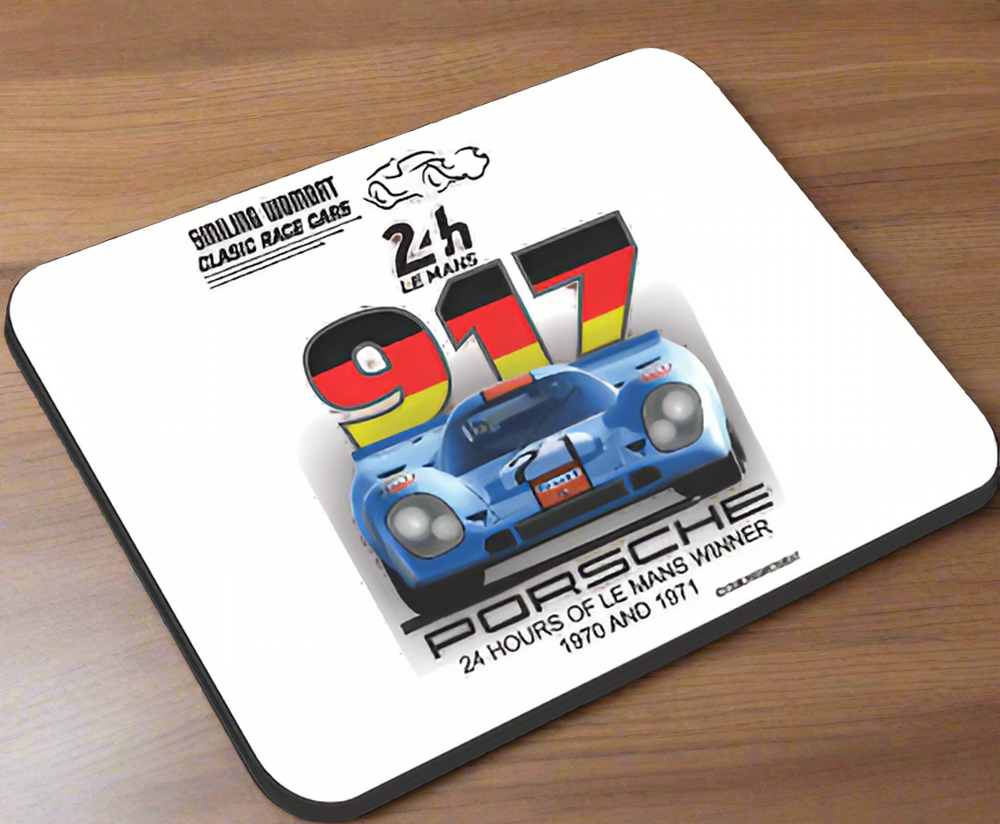 Mighty Porsche - Le Mans Winning Porsche 917 - Mouse Pad - Shopify