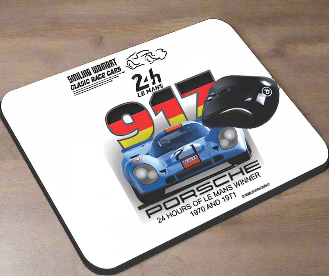 Mighty Porsche - Le Mans Winning Porsche 917 - Mouse Pad - Shopify